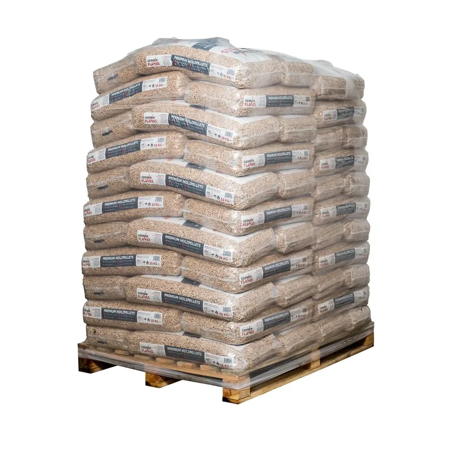 Granulés German Flames Premium — Palette de 66 sacs de 15 kg