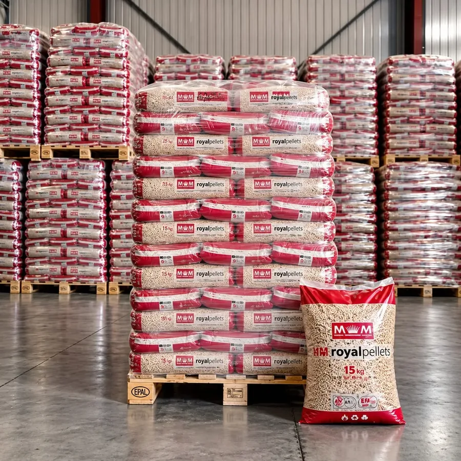Granulés MM Royal — Palette de 78 sacs de 15 kg
