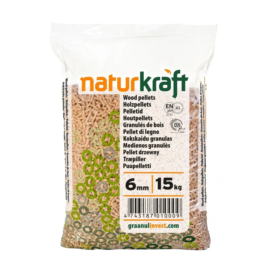 Granulés Naturkraft — Palette de 66 sacs de 15 kg