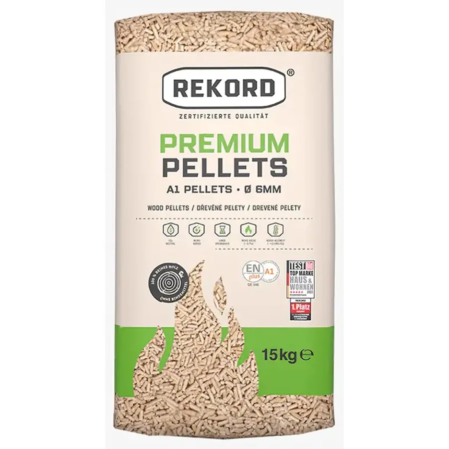 Granulés Rekord résineux 6 mm — Palette de 66 sacs de 15 kg