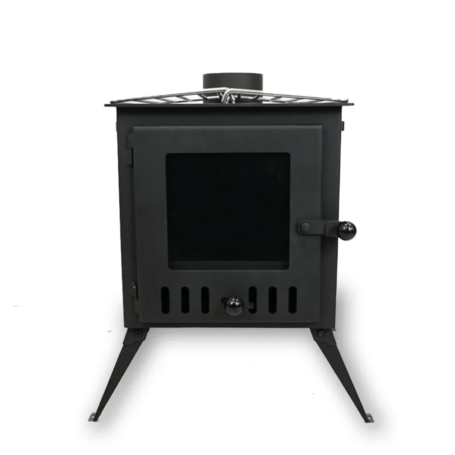 Poêle à bois Firebox Vista XL Eco Burn — 4 kW — Portable, 19 kg